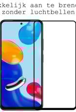 BASEY. Screenprotector Geschikt voor Xiaomi Redmi Note 11 Screenprotector Beschermglas Full Cover - Screenprotector Geschikt voor Xiaomi Redmi Note 11 Screen Protector Full Cover - 3 Stuks