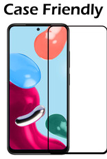 Nomfy Screenprotector Geschikt voor Xiaomi Redmi Note 11 Screenprotector Bescherm Glas - Screenprotector Geschikt voor Xiaomi Redmi Note 11 Screen Protector Tempered Glass Full Screen Full Cover - 2 PACK