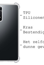 BASEY. Hoes Geschikt voor Xiaomi Redmi Note 11 Hoesje Shock Proof Case Hoes Siliconen - Hoesje Geschikt voor Xiaomi Redmi Note 11 Hoes Cover Shockproof - Transparant