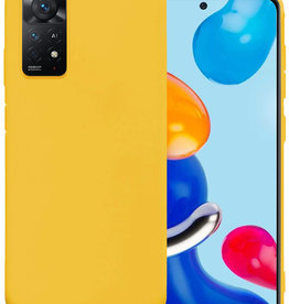 BASEY. BASEY. Xiaomi Redmi Note 11 Hoesje Siliconen - Geel