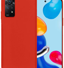 BASEY. BASEY. Xiaomi Redmi Note 11 Hoesje Siliconen - Rood