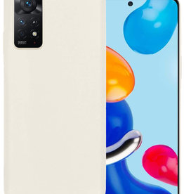 BASEY. BASEY. Xiaomi Redmi Note 11 Hoesje Siliconen - Wit