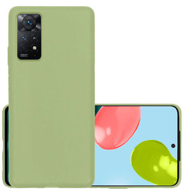 NoXx NoXx Xiaomi Redmi Note 11 Hoesje Siliconen - Groen