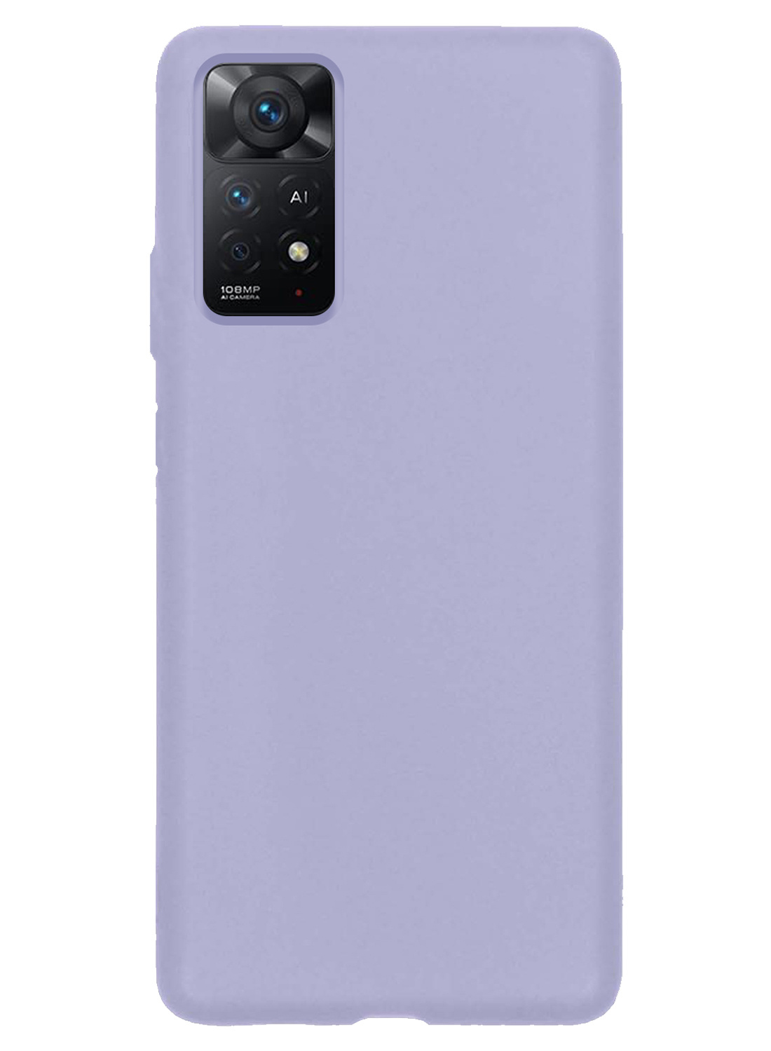 NoXx Hoes Geschikt voor Xiaomi Redmi Note 11 Hoesje Cover Siliconen Back Case Hoes - Lila