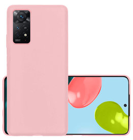 NoXx NoXx Xiaomi Redmi Note 11 Hoesje Siliconen - Lichtroze