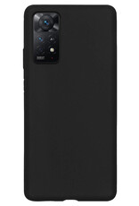 NoXx Hoes Geschikt voor Xiaomi Redmi Note 11 Hoesje Cover Siliconen Back Case Hoes - Zwart