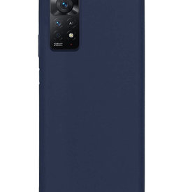 Nomfy Nomfy Xiaomi Redmi Note 11 Hoesje Siliconen - Donkerblauw