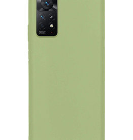 Nomfy Nomfy Xiaomi Redmi Note 11 Hoesje Siliconen - Groen