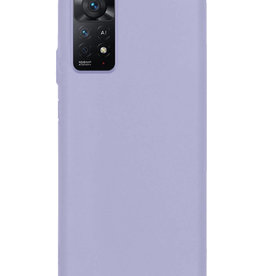 Nomfy Nomfy Xiaomi Redmi Note 11 Hoesje Siliconen - Lila