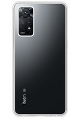 Nomfy Hoesje Geschikt voor Xiaomi Redmi Note 11 Hoesje Siliconen Cover Case - Hoes Geschikt voor Xiaomi Redmi Note 11 Hoes Back Case - Transparant