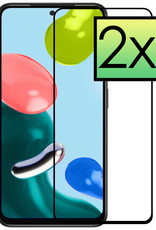 NoXx Screenprotector Geschikt voor Xiaomi Redmi Note 11 Pro Screenprotector Tempered Glass Gehard Glas Full Cover - 2x