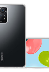 NoXx Hoes Geschikt voor Xiaomi Redmi Note 11 Pro Hoesje Cover Siliconen Back Case Hoes - Transparant