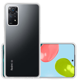 NoXx NoXx Xiaomi Redmi Note 11 Pro Hoesje Siliconen - Transparant
