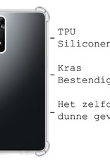 BASEY. Hoes Geschikt voor Xiaomi Redmi Note 11 Hoesje Shock Proof Case Hoes Siliconen Met 2x Screenprotector - Hoesje Geschikt voor Xiaomi Redmi Note 11 Hoes Cover Shockproof - Transparant