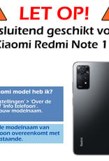 Nomfy Xiaomi Redmi Note 11 Hoesje Shockproof Cover Case Met Screenprotector - Xiaomi Redmi Note 11 Shock Proof Back Case - Transparant