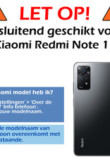 Nomfy Hoesje Geschikt voor Xiaomi Redmi Note 11 Hoesje Siliconen Cover Case Met Screenprotector - Hoes Geschikt voor Xiaomi Redmi Note 11 Hoes Back Case - Transparant