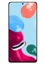 Nomfy Hoesje Geschikt voor Xiaomi Redmi Note 11 Hoesje Siliconen Cover Case Met Screenprotector - Hoes Geschikt voor Xiaomi Redmi Note 11 Hoes Back Case - Wit