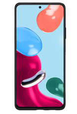 Nomfy Hoesje Geschikt voor Xiaomi Redmi Note 11 Hoesje Siliconen Cover Case Met Screenprotector - Hoes Geschikt voor Xiaomi Redmi Note 11 Hoes Back Case - Zwart