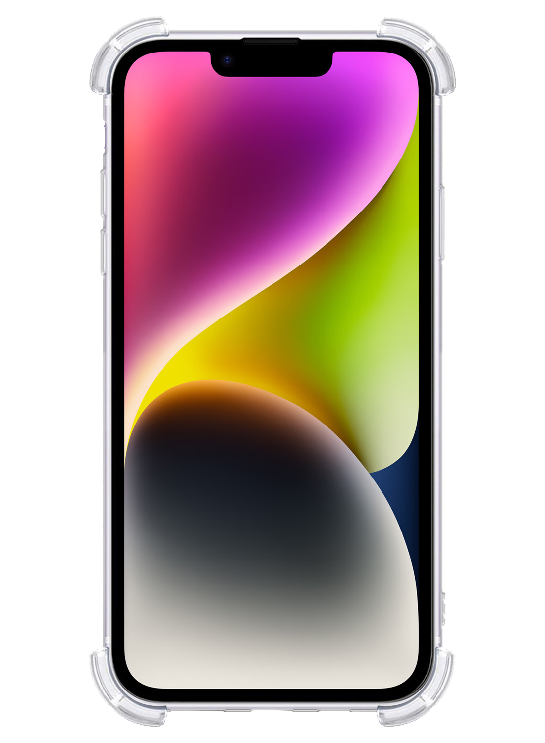 NoXx Hoes Geschikt voor iPhone 14 Plus Hoesje Geschikt voor Magsafe Hoesje Cover Shock Proof Case - Transparant