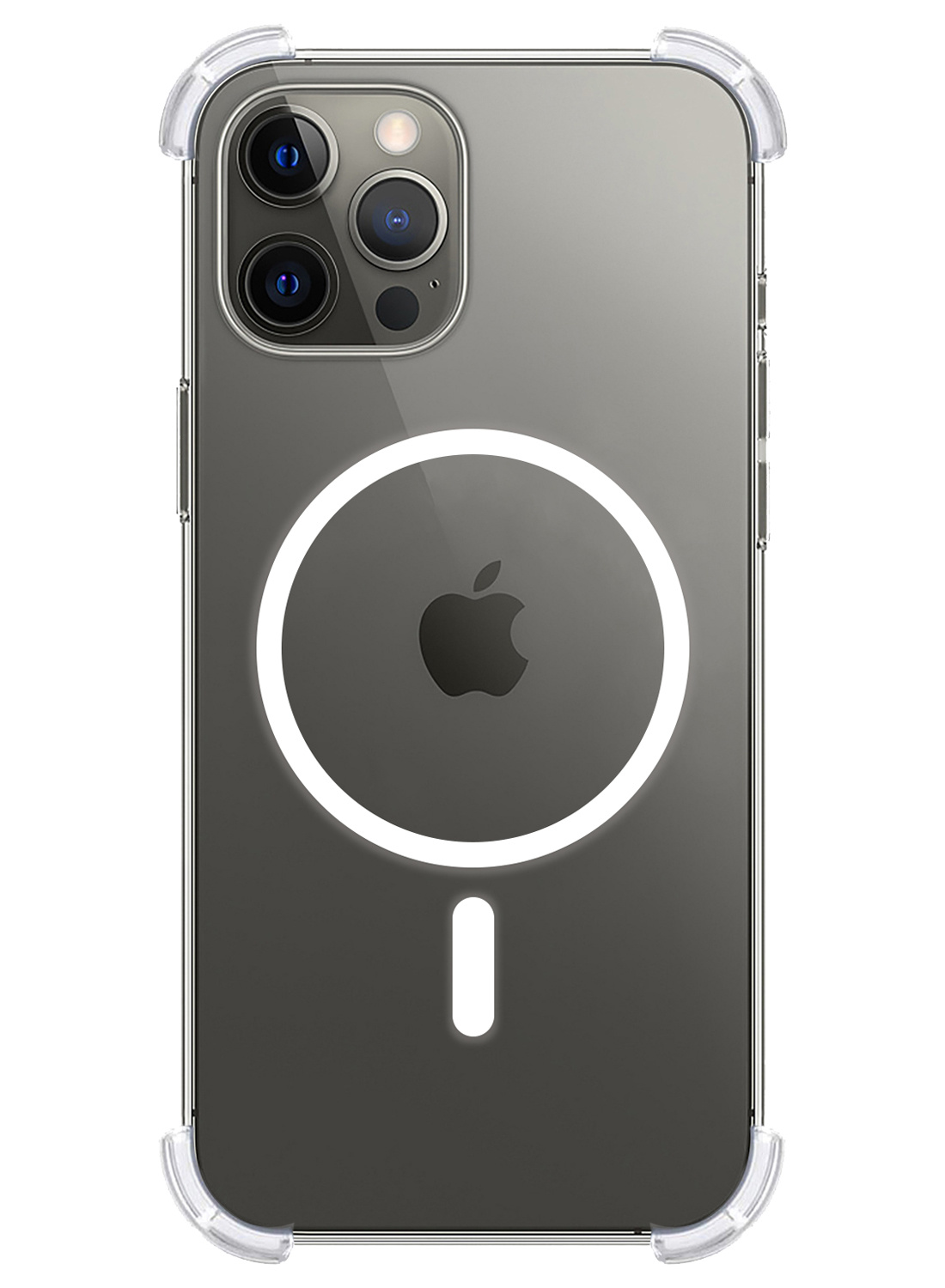 NoXx Hoes Geschikt voor iPhone 14 Pro Hoesje Geschikt voor Magsafe Hoesje Cover Shock Proof Case - Transparant