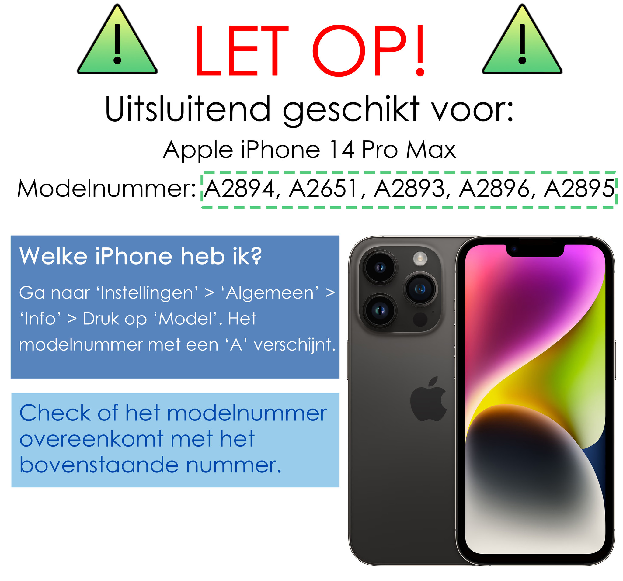 NoXx Hoes Geschikt voor iPhone 14 Pro Max Magsafe Hoesje Cover Shock Proof Case - 2x