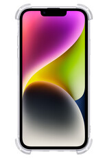 NoXx Hoes Geschikt voor iPhone 14 Pro Max Hoesje Geschikt voor Magsafe Hoesje Cover Shock Proof Case - Transparant - 2x