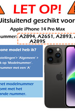 Nomfy Hoesje Geschikt voor iPhone 14 Pro Max Hoes Geschikt voor Magsafe Shock Proof Cover Case Shockproof Transparant - Hoesje Geschikt voor iPhone 14 Pro Max Hoes Back Case Magsafe