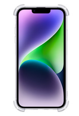 Nomfy Hoesje Geschikt voor iPhone 14 Plus Hoes Geschikt voor Magsafe Shock Proof Cover Case Shockproof Transparant Met 2x Screenprotector - Hoesje Geschikt voor iPhone 14 Plus Hoes Back Case Magsafe