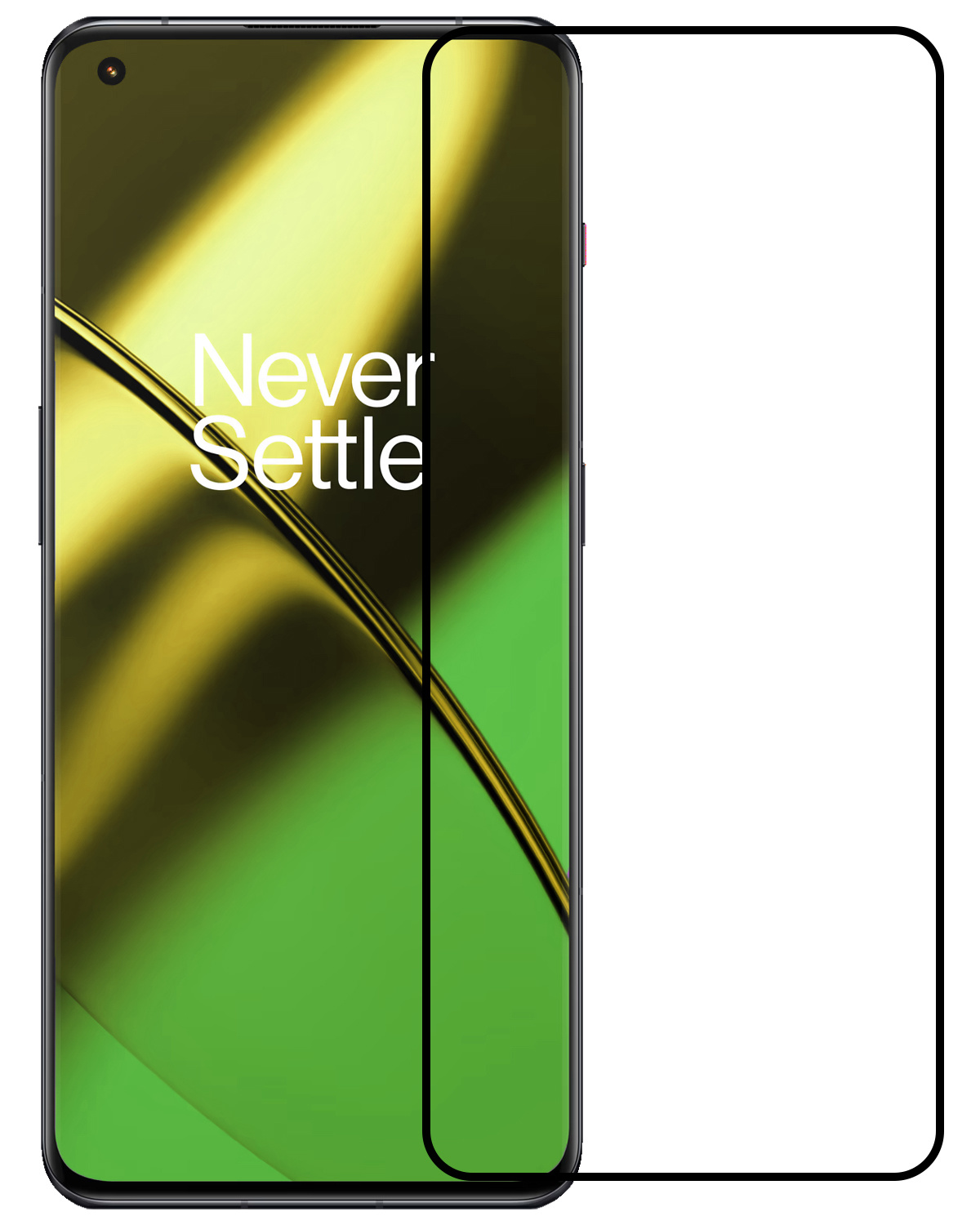 OnePlus 11 Screenprotector Tempered Glass Full Cover - OnePlus 11 Beschermglas Screen Protector Glas