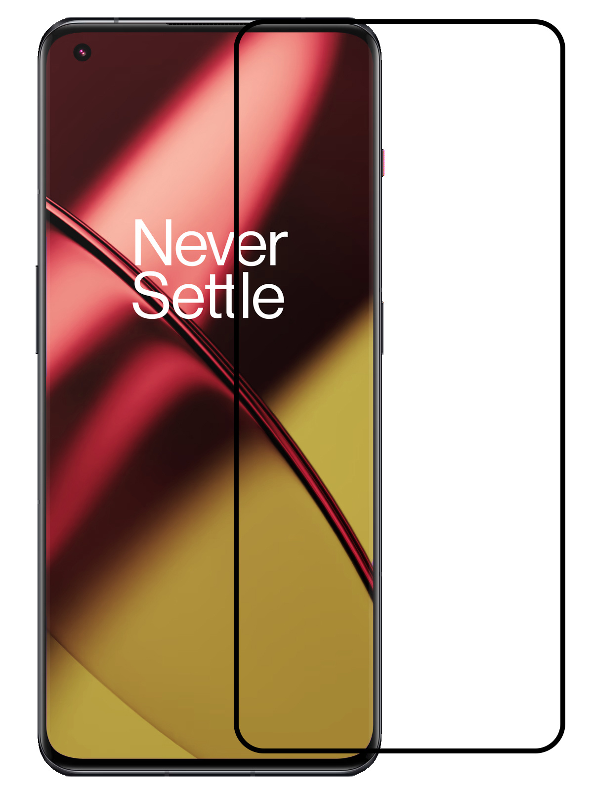 NoXx Screenprotector Geschikt voor OnePlus 11 Screenprotector Tempered Glass Gehard Glas Full Cover