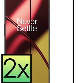 NoXx OnePlus 11 Screenprotector Glas Full Cover - 2 PACK