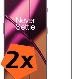Nomfy OnePlus 11 Screenprotector Glas Full Cover - 2 PACK