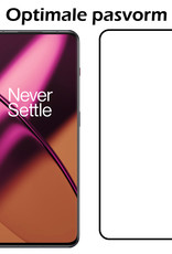 Nomfy Screenprotector Geschikt voor OnePlus 11 Screenprotector Bescherm Glas - Screenprotector Geschikt voor OnePlus 11 Screen Protector Tempered Glass Full Screen Full Cover - 2 PACK