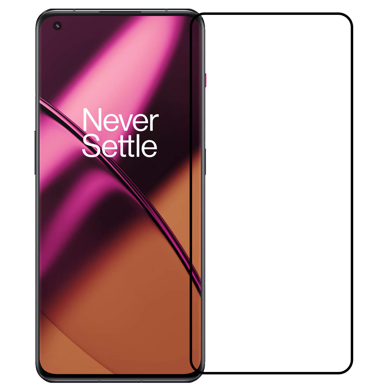 Nomfy Screenprotector Geschikt voor OnePlus 11 Screenprotector Bescherm Glas - Screenprotector Geschikt voor OnePlus 11 Screen Protector Tempered Glass Full Screen Full Cover - 2 PACK