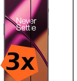 Nomfy Nomfy OnePlus 11 Screenprotector Glas Full Cover - 3 PACK