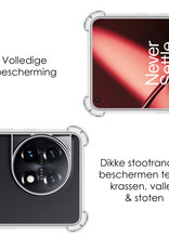 NoXx Hoes Geschikt voor OnePlus 11 Hoesje Siliconen Cover Shock Proof Back Case Shockproof Hoes - Transparant
