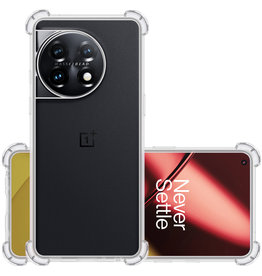 NoXx NoXx OnePlus 11 Hoesje Shockproof - Transparant