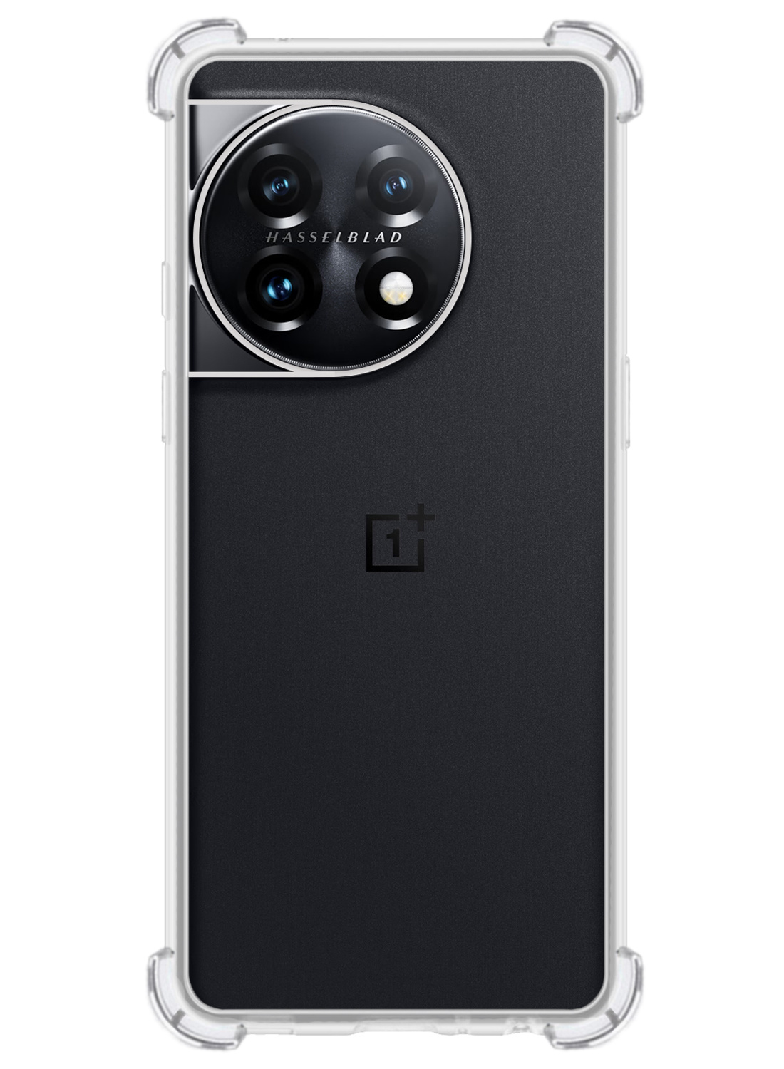 Nomfy Hoesje Geschikt voor OnePlus 11 Hoesje Shock Proof Cover Case Shockproof - Hoes Geschikt voor OnePlus 11 Hoes Siliconen Back Case - Transparant