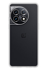 Nomfy Hoesje Geschikt voor OnePlus 11 Hoesje Siliconen Cover Case - Hoes Geschikt voor OnePlus 11 Hoes Back Case - Transparant