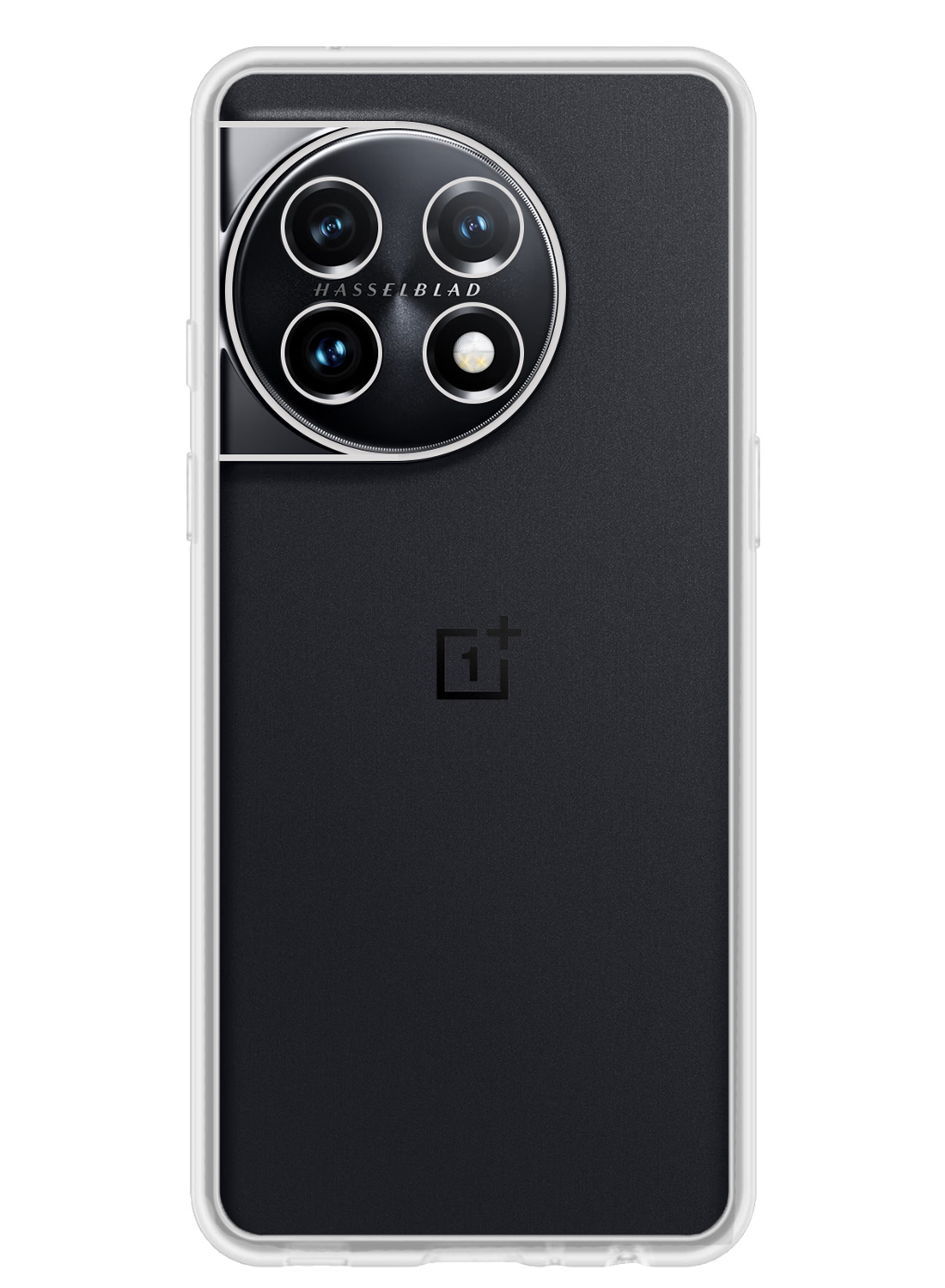 Nomfy Hoesje Geschikt voor OnePlus 11 Hoesje Siliconen Cover Case - Hoes Geschikt voor OnePlus 11 Hoes Back Case - Transparant