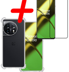 BASEY. BASEY. OnePlus 11 Hoesje Shockproof Met Screenprotector