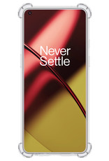 NoXx Hoes Geschikt voor OnePlus 11 Hoesje Siliconen Cover Shock Proof Back Case Shockproof Hoes Met 2x Screenprotector - Transparant