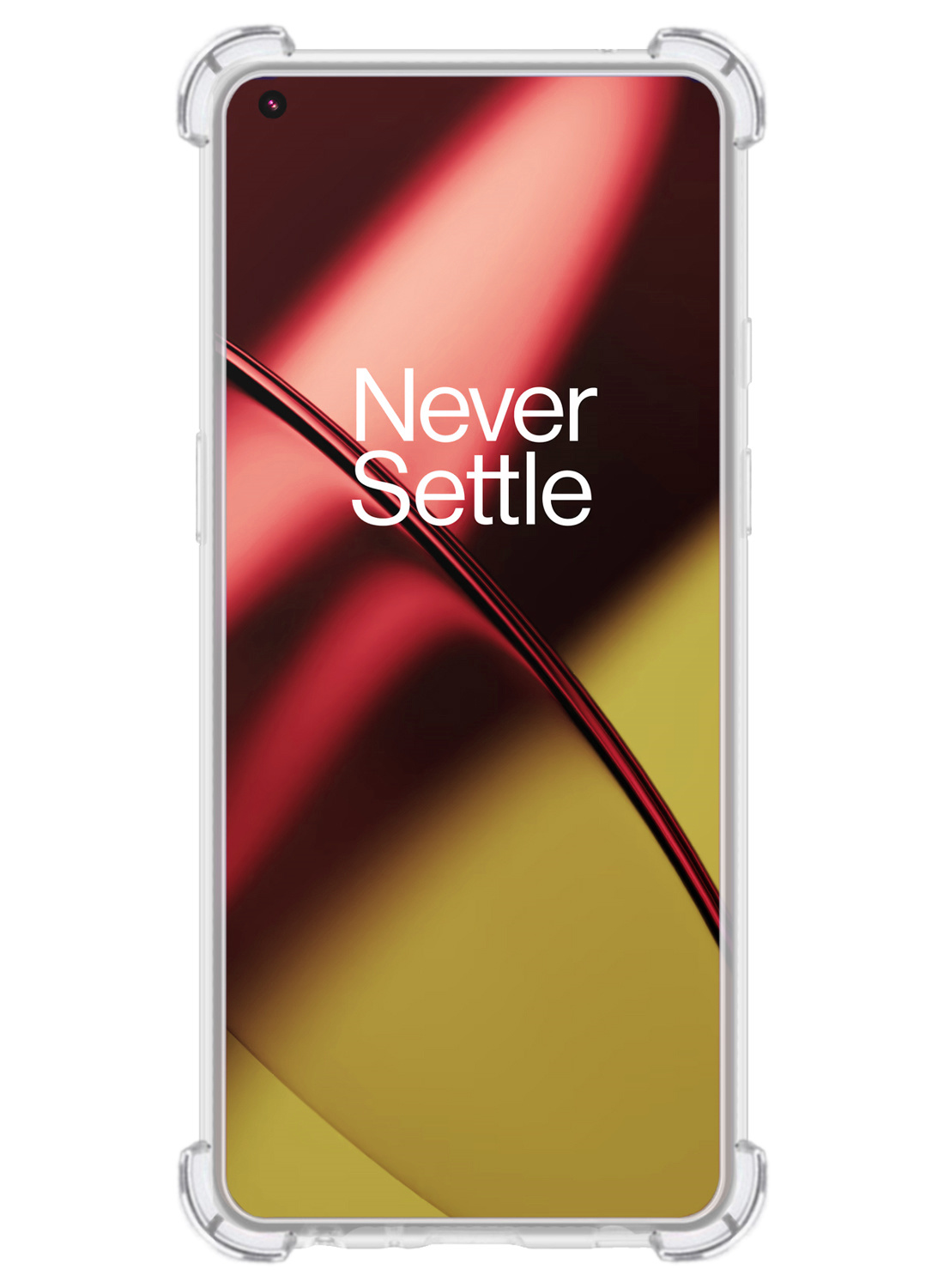 NoXx Hoes Geschikt voor OnePlus 11 Hoesje Siliconen Cover Shock Proof Back Case Shockproof Hoes Met 2x Screenprotector - Transparant
