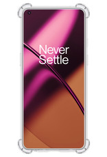 Nomfy Hoesje Geschikt voor OnePlus 11 Hoesje Shock Proof Cover Case Shockproof Met 2x Screenprotector - Hoes Geschikt voor OnePlus 11 Hoes Siliconen Back Case - Transparant