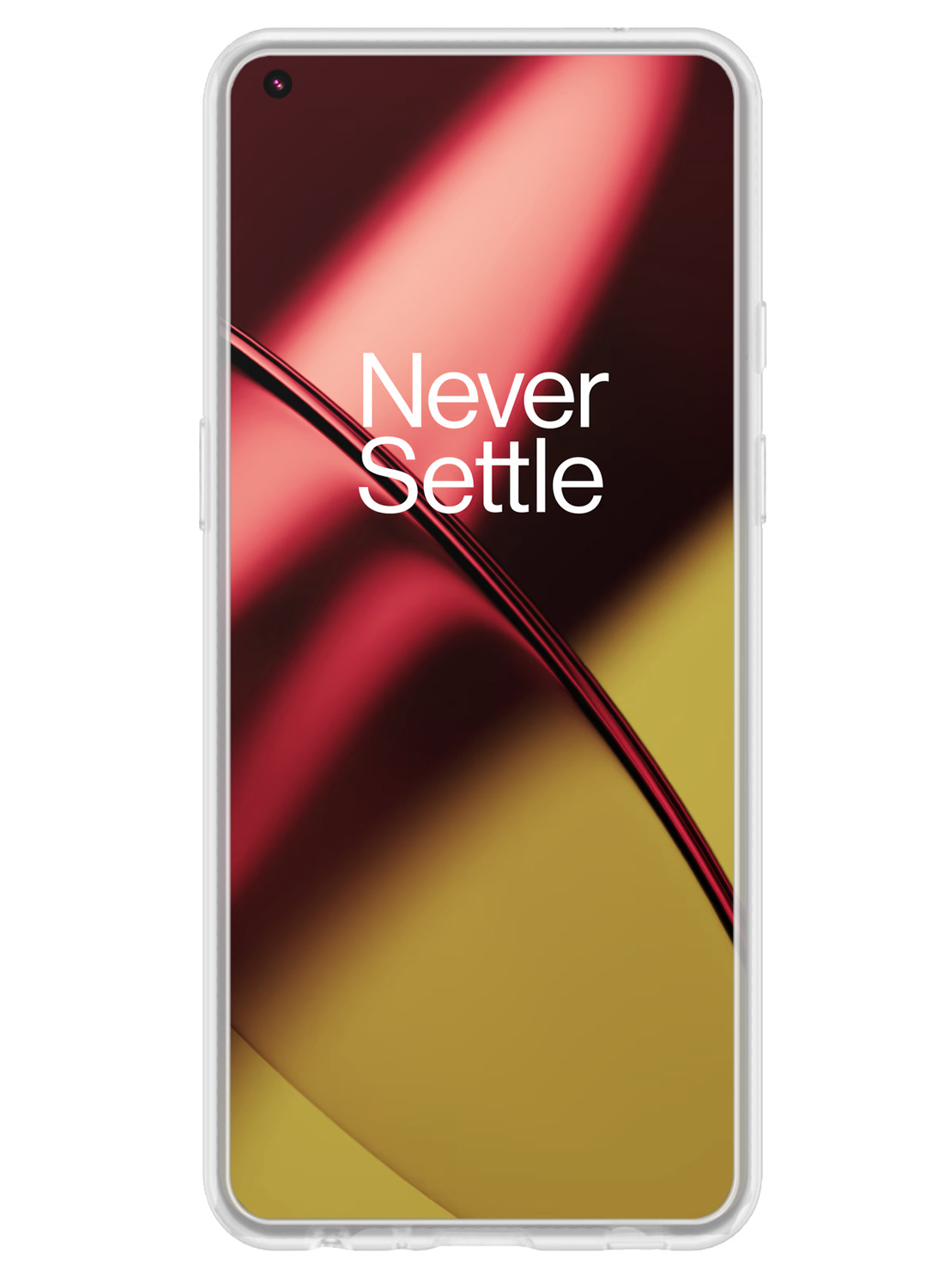 OnePlus 11 Hoesje Back Cover Siliconen Case Hoes Met Screenprotector - Transparant