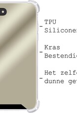 BASEY. Hoes Geschikt voor iPhone 7 Hoesje Shock Proof Case Hoes Siliconen - Hoesje Geschikt voor iPhone 7 Hoes Cover Shockproof - Goud - 2 Stuks