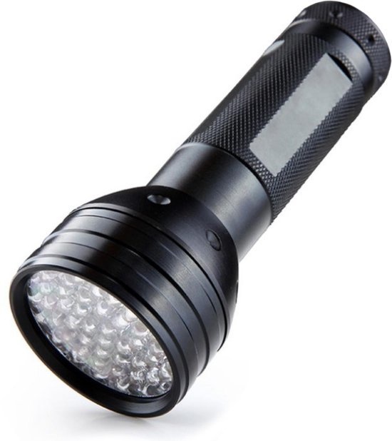 BASEY. UV Zaklamp LED Black Light - Ultra Violet Zaklamp Met LED Verlichting - Blacklight Zaklamp UV LED - Ultra Violet Zaklamp - Zwart