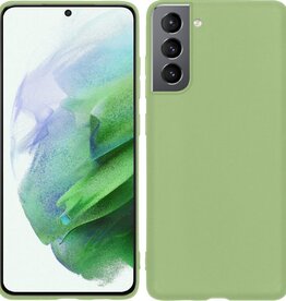 BASEY. BASEY Samsung Galaxy S21 hoesje siliconen - Groen