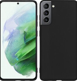 BASEY. BASEY Samsung Galaxy S21 Plus hoesje siliconen - Zwart