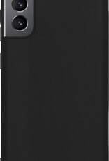 Hoes Geschikt voor Samsung S21 Plus Hoesje Siliconen Back Cover Case - Hoesje Geschikt voor Samsung Galaxy S21 Plus Hoes Cover Hoesje - Rood